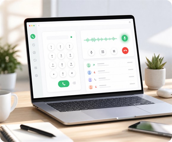 Voipfibre browser calling feature