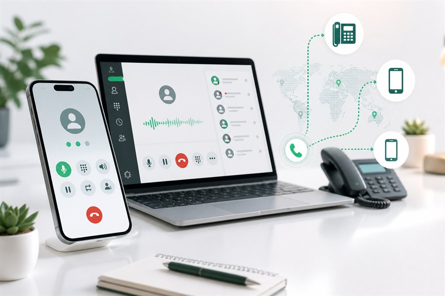 Voipfibre mobile calling app